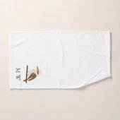 Kookaburra Design Monogrammed Badhandtuch Set (Handtuch)