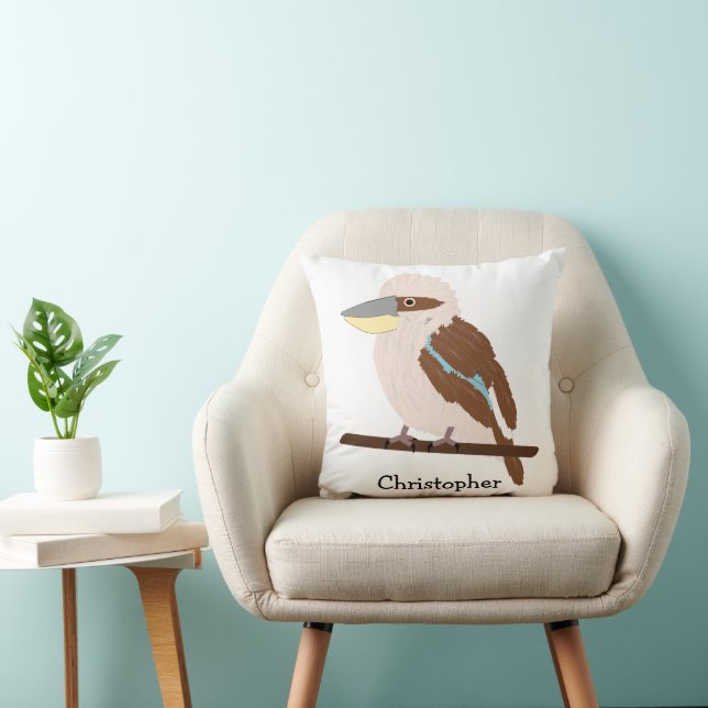 Kookaburra Design Personalised Kissen (Stuhl )