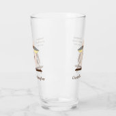 Kookaburra Design Personalisiert Glas (Links)