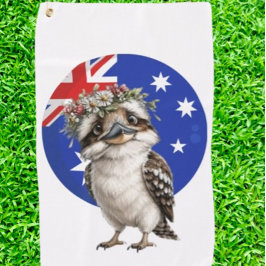 Kookaburra Ein Stück Australien Golfhandtuch