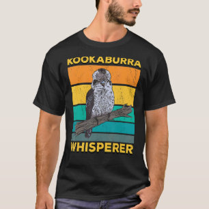 Kookaburra-Flüsterer Retro Vintage Vogel Tier 3 T-Shirt