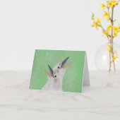 Kookaburra Grußkarte Karte (Gelbe Blume)