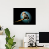 Kookaburra im Rampenlicht Poster (Heimbüro)