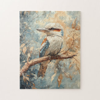 Kookaburra in einer Baumwasserfarbe Puzzle