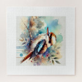 Kookaburra in Light 230824AREF128 - Watercolor Puzzle (Horizontal)