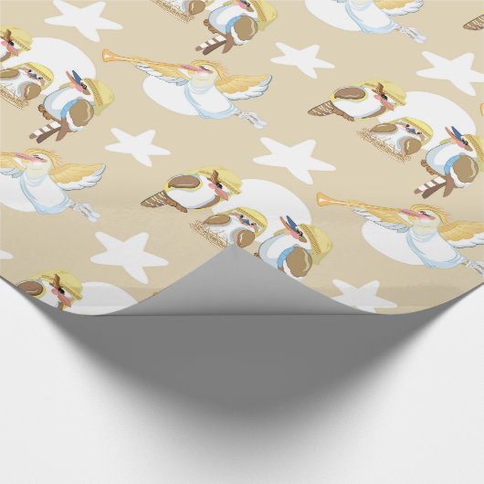Kookaburra Nativity Geschenkpapier (Ecke)