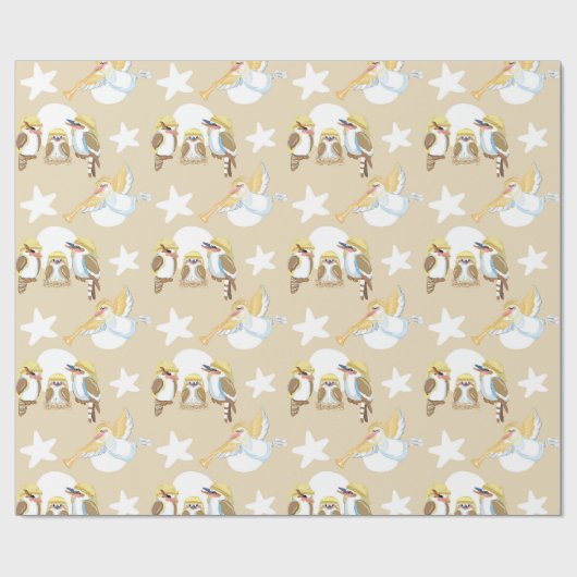 Kookaburra Nativity Geschenkpapier (Flach)