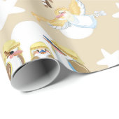Kookaburra Nativity Geschenkpapier (Rolleneckpunkt)