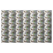 Kookaburra neben einem Blütenbaum, Stoff (Fat Quarter (45,7 x 55,9 cm))