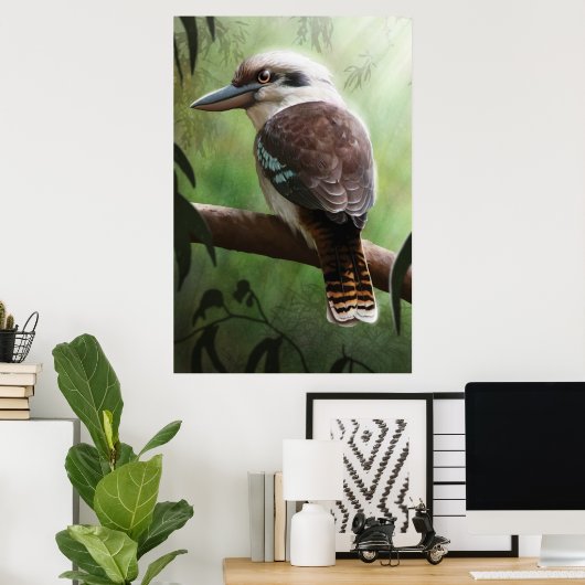 Kookaburra Poster (Heimbüro)