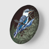 Kookaburra Runde Wanduhr (Winkel)