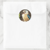 Kookaburra Runder Aufkleber (Tasche)
