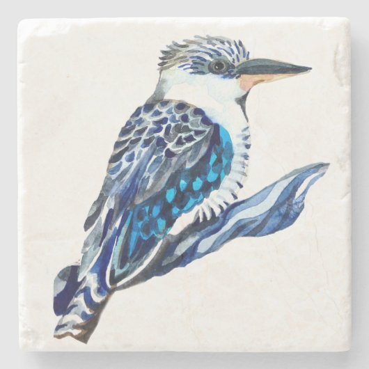 Kookaburra Steinuntersetzer (Vorderseite)