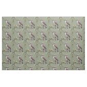 Kookaburra und blühender Eukalyptus, Stoff (Fat Quarter (45,7 x 55,9 cm))