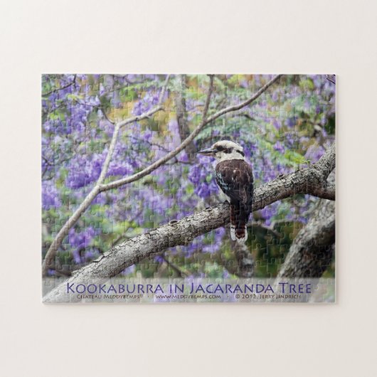 Kookaburra und Jacaranda Puzzle (Horizontal)