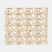 Kookaburra Weihnachtskrippe Fleecedecke (Vorderseite (Horizontal))