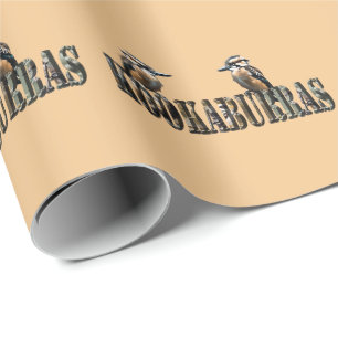 Kookaburras ist das mit Kookaburras gebildete Wort Geschenkpapier
