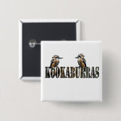 Kookaburras ist das Wort aus Kookaburras, Button (Vorne & Hinten)