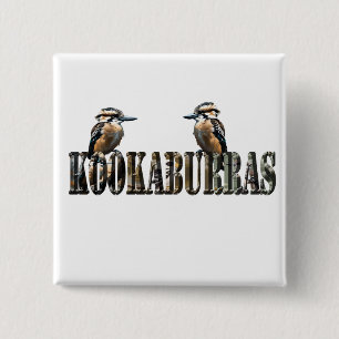 Kookaburras ist das Wort aus Kookaburras, Button