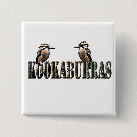 Kookaburras ist das Wort aus Kookaburras, Button (Vorderseite)