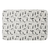 Kooky Black Cats Badematte (Vorderseite)