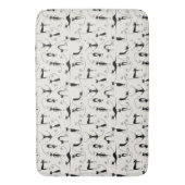 Kooky Black Cats Badematte (Vorderseite Vertikal)