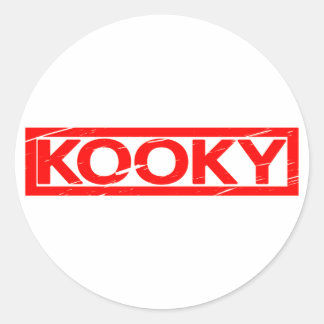 Kooky Briefmarke Runder Aufkleber