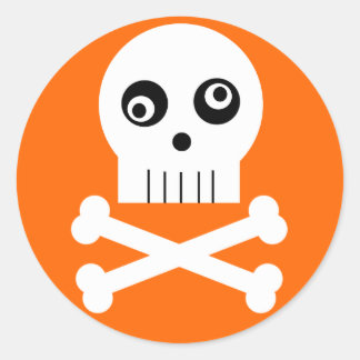 Kooky Googley Mit Augen Skull Halloween Sticker