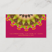 Kooky Kaleidoskop Visitenkarte (Rückseite)