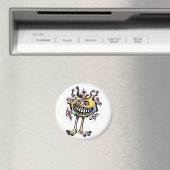 Kooky Mit Augen Rainbow MaN "Freddy" Magnet (In Situ (Geschirrspüler))