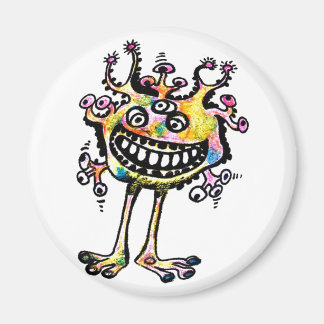 Kooky Mit Augen Rainbow MaN "Freddy" Magnet