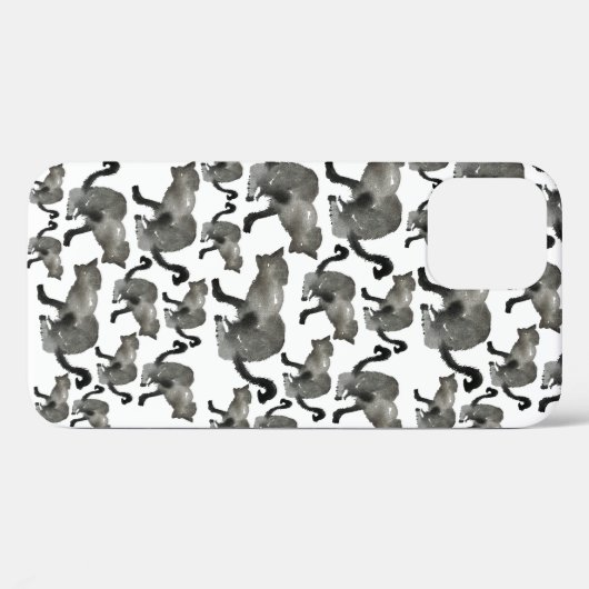 Kool Black Water Kitty Cat Case-Mate iPhone Hülle (Rückseite (Horizontal))