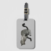 Kool Black Water Kitty Cat Gepäckanhänger (Vorderseite Vertikal)