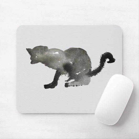 Kool Black Water Kitty Cat Mousepad (Mit Mouse)
