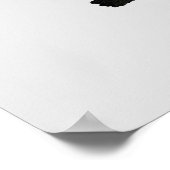 Kool Black Water Kitty Cat Poster (Ecke)