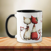 Kool Cat Cute Valentine's Day Tasse