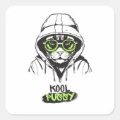 Kool Cat Sticker (Vorderseite)