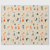 Kool Kat Wrapping Paper Geschenkpapier (Flach)