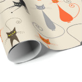 Kool Kat Wrapping Paper Geschenkpapier (Rolleneckpunkt)