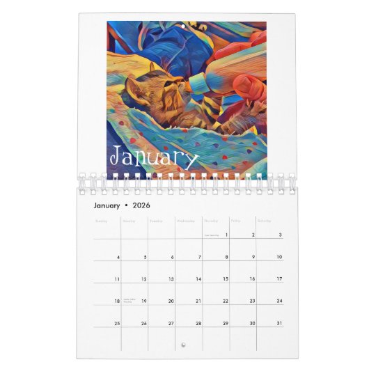 Kool Kitts Kalender (Jan 2026)