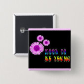 kool to young button (Vorne & Hinten)