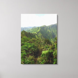 Koolau Gebirgspfad Leinwanddruck
