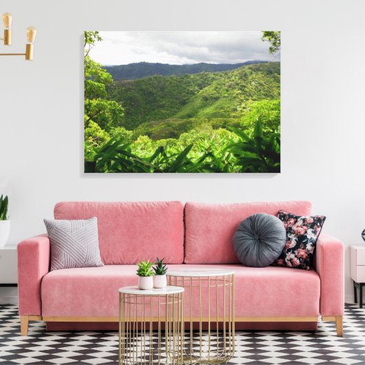 Koolau Leinwanddruck (Insitu (Wohnzimmer))