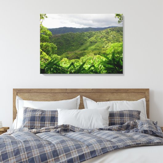 Koolau Leinwanddruck (Insitu (Schlafzimmer))