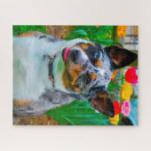 Koolie Hund. Puzzle (Horizontal)