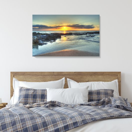 Koolina Sunset Leinwanddruck (Insitu (Schlafzimmer))