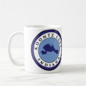 Koontz See, Indiana Kaffeetasse (Links)