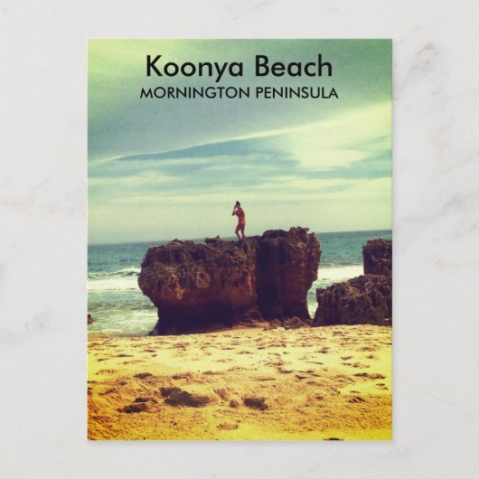 Koonya Beach, Mornington Halbinsel, Victoria, Aus Postkarte (Vorderseite)