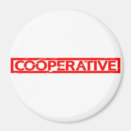 Kooperative Briefmarke Magnet (Vorne)