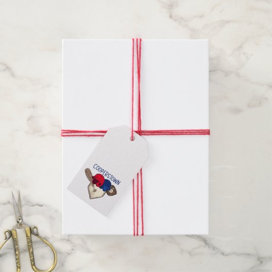 Kooperstown Baseball Geschenkanhänger (Mit Garn)